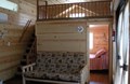 Deluxe cabin w/loft view from the bunk room
